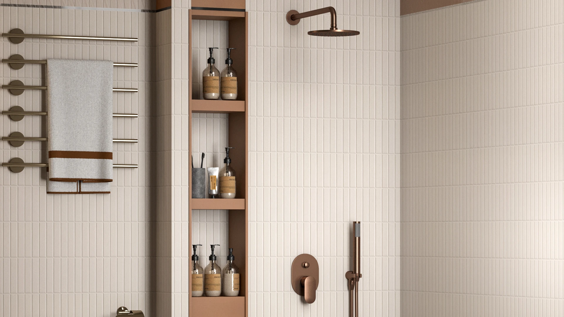 PHANTOM Single lever concealed Basin mixer - Royal Pagoni lifestyle image