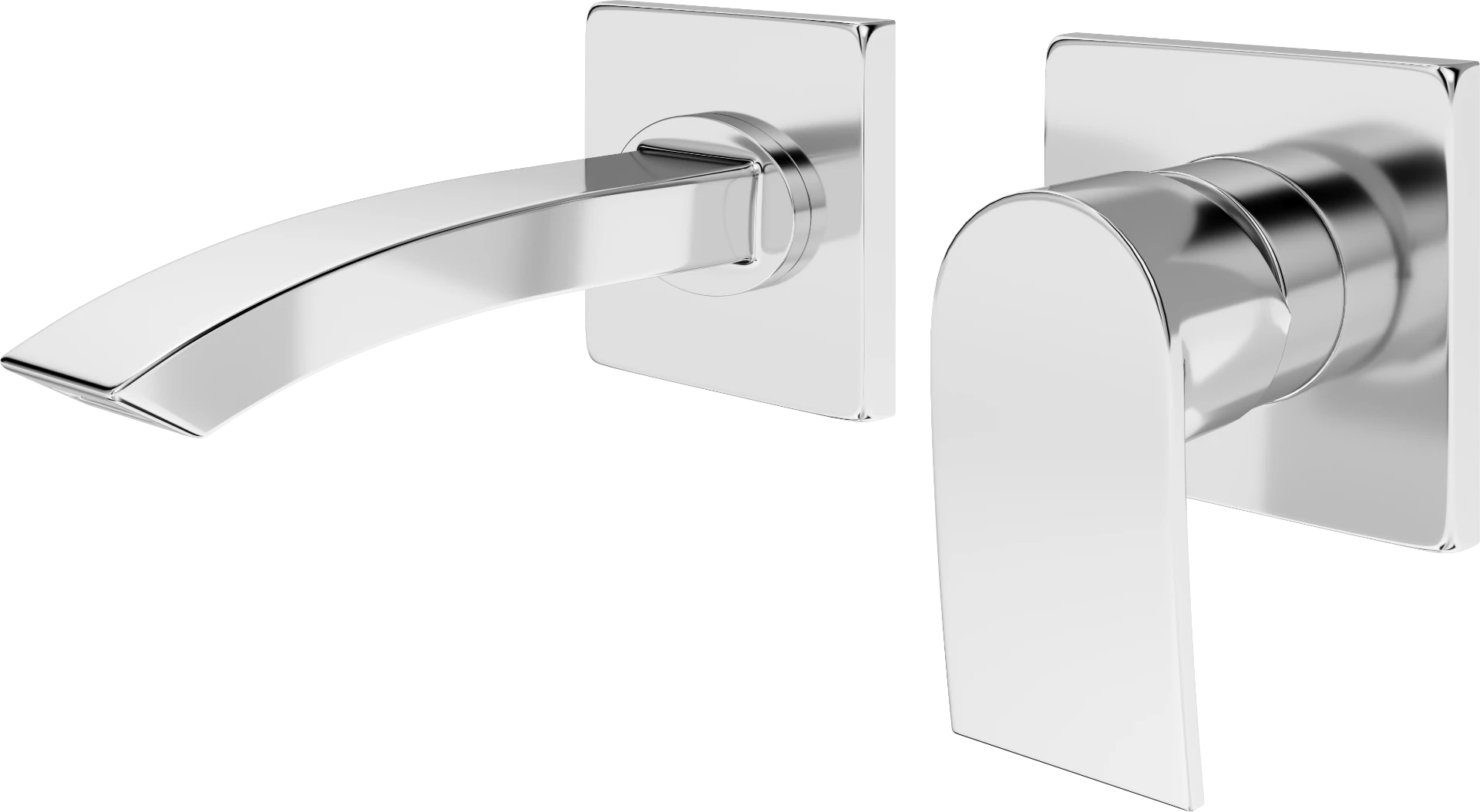 NEBULA Single lever concealed Basin mixer - Crystal Crome - Crome - Sez Industries