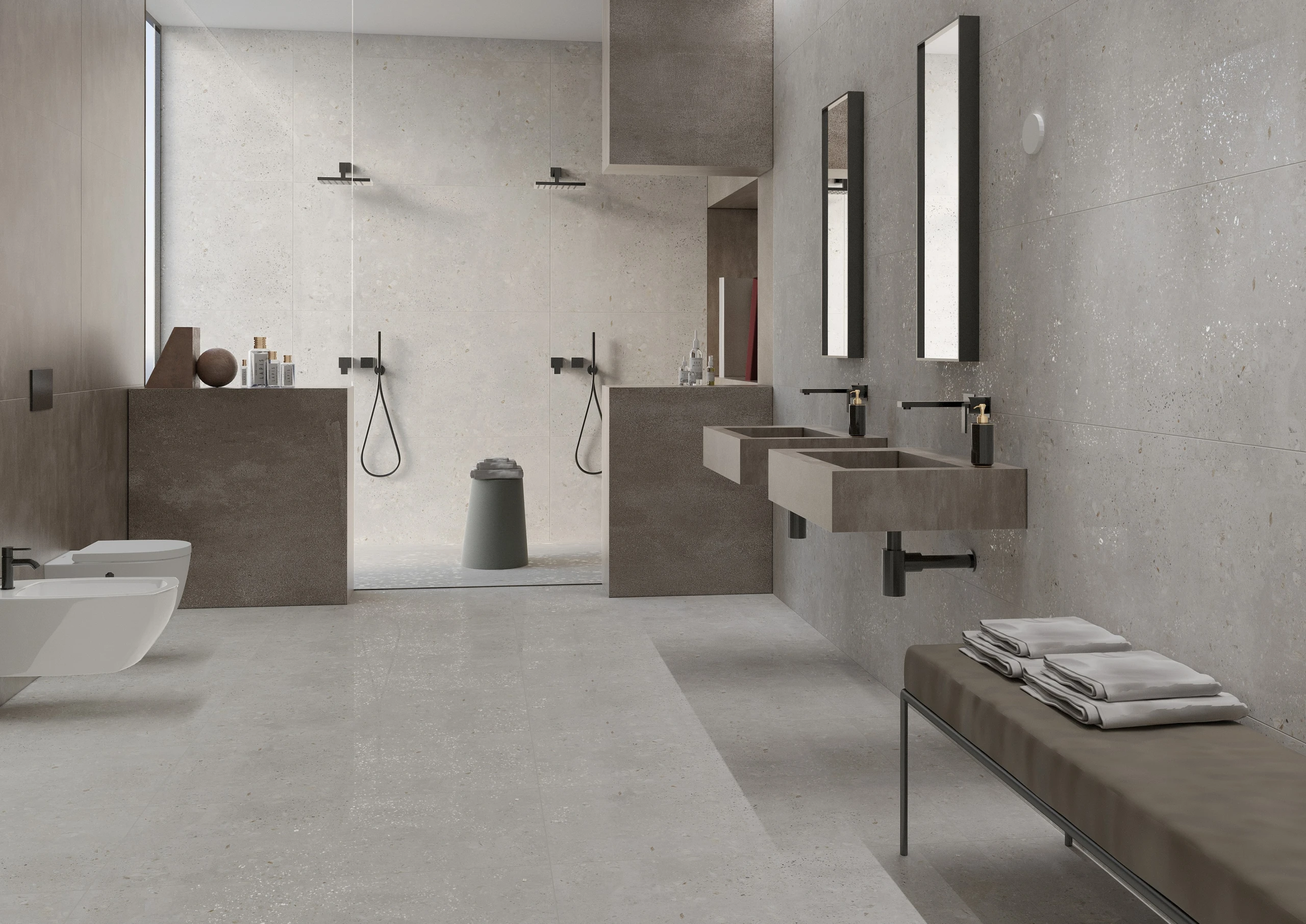 Flash White - Premium Carving finish Stone ceramic tiles - Sez Industries